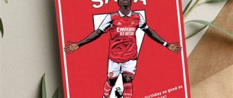 Bukayo Saka Celebrates His Football Journey