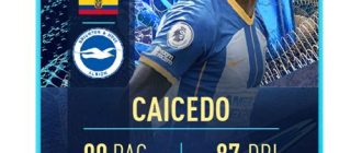 Moises Caicedo Football Card